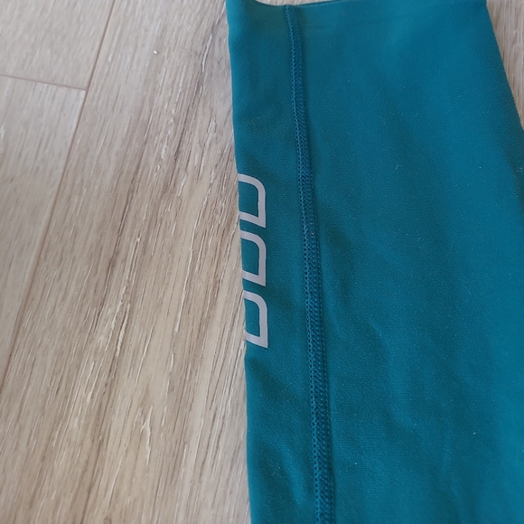 Lorna Jane Womens Leggings Sz S Dark Green Pockets Full Length Gym Workout EUC - Picture 4 of 6